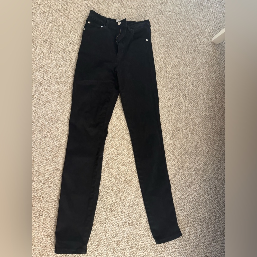 Agolde black size 24 skinny jeans